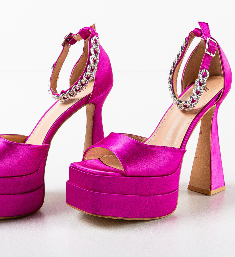 Sandale Zurema Fuchsia - Eleganță și Stil - imagine 5