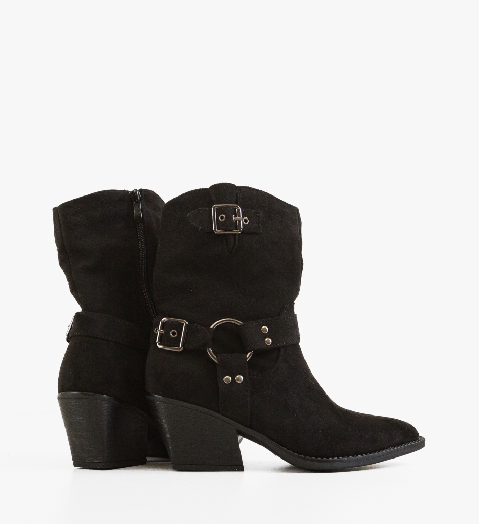 Botine Dama Edwin Negre | Eleganță și Stil - imagine 2
