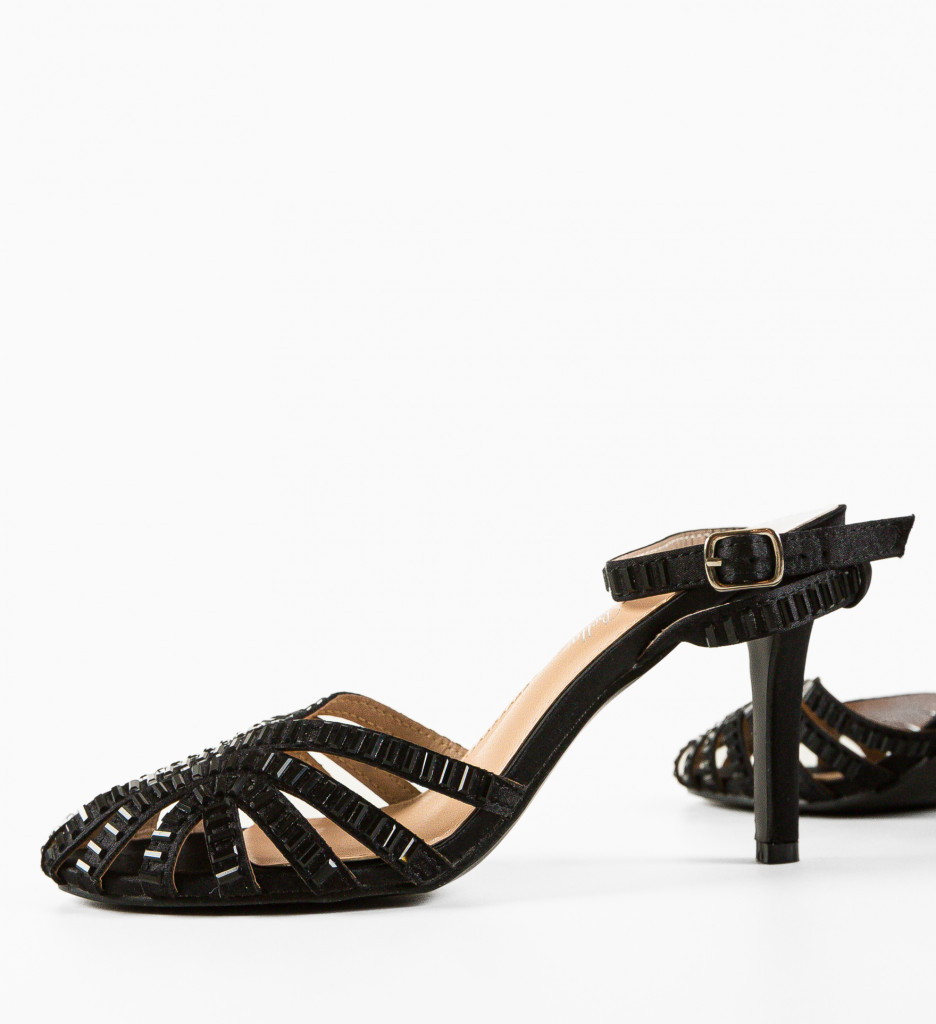 Sandale cu Toc Ramire Negre - Eleganță și Stil - imagine 10