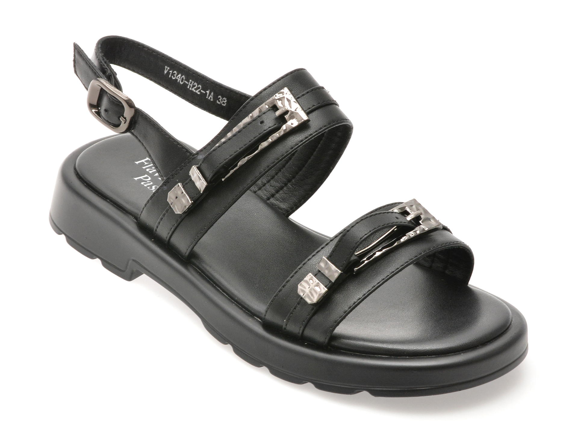 Sandale Flavia Passini Negre | Eleganță și Confort