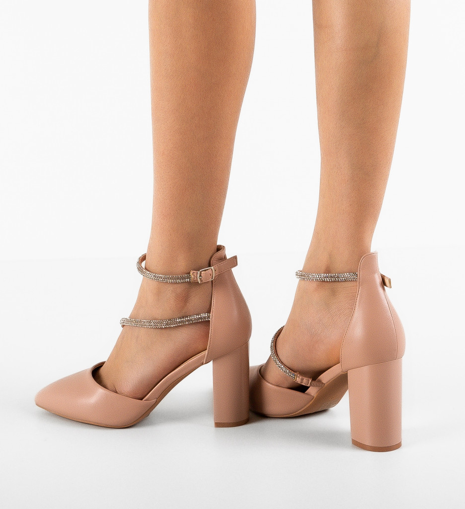 Pantofi cu Toc Eufrat Roz - Eleganță și Stil - imagine 3