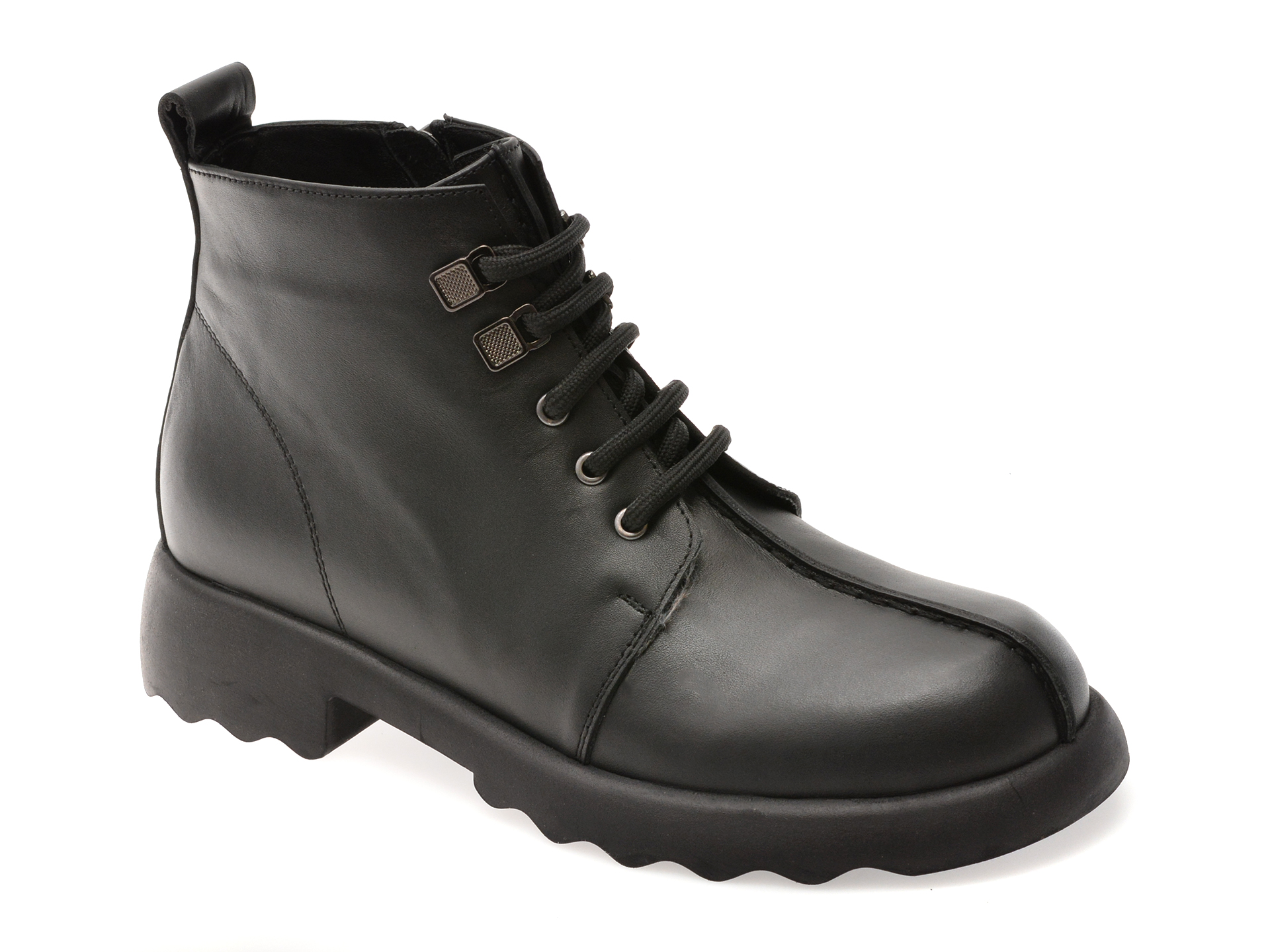 Ghete Image Piele Naturală Negre - Eleganță și Confort
