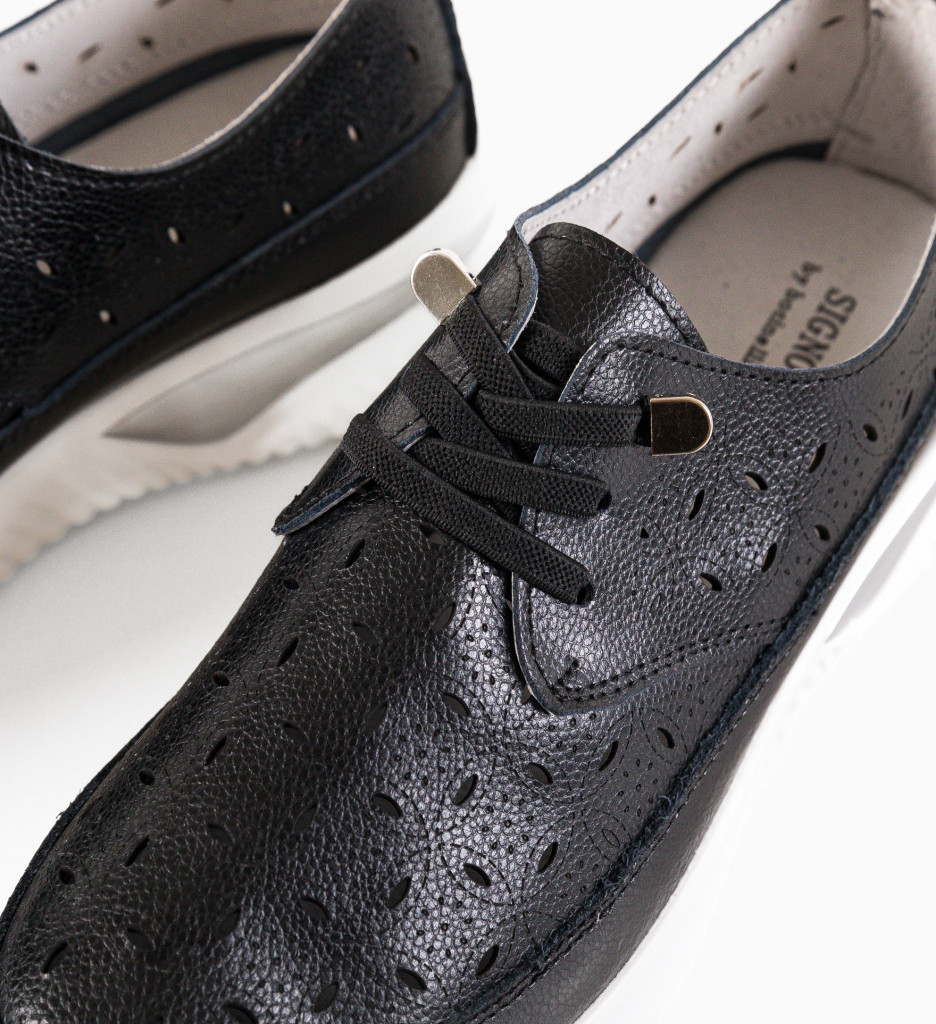 Pantofi Casual Balaj Negri | Confort și Stil - imagine 8