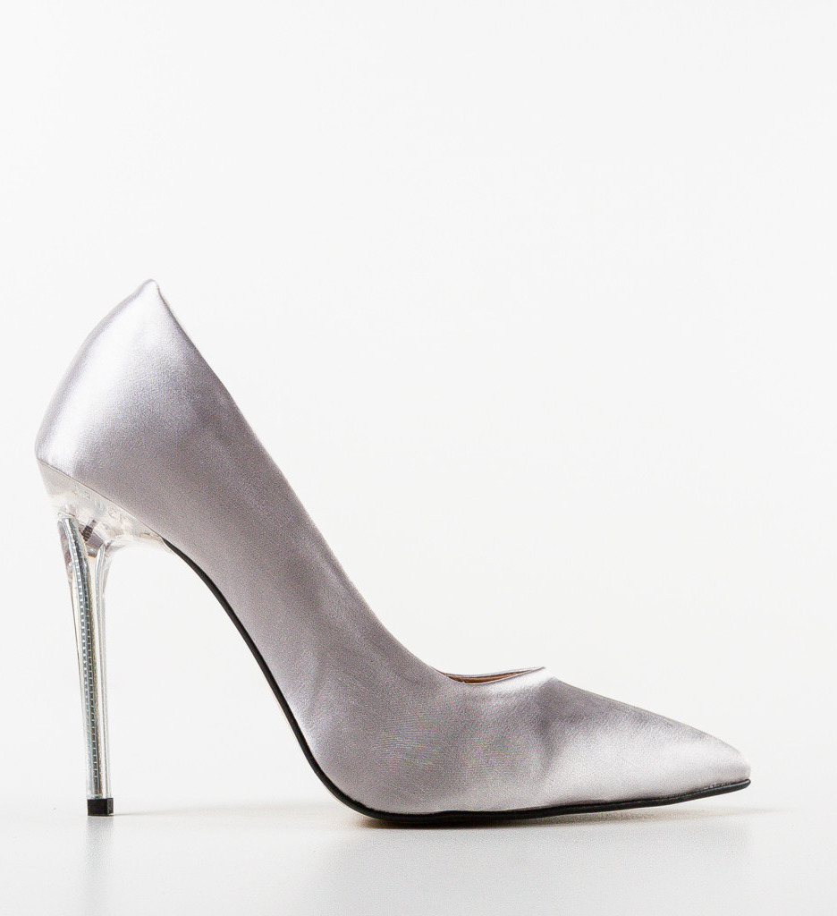Pantofi dama Dalyna Gri Eleganți și Versatili - imagine 4