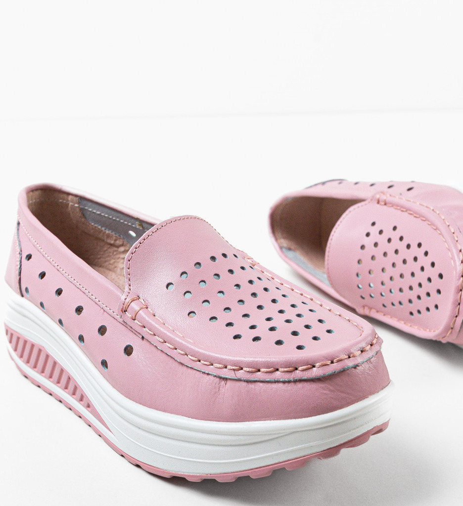 Pantofi Buga Roz - Stil și Confort Casual - imagine 5