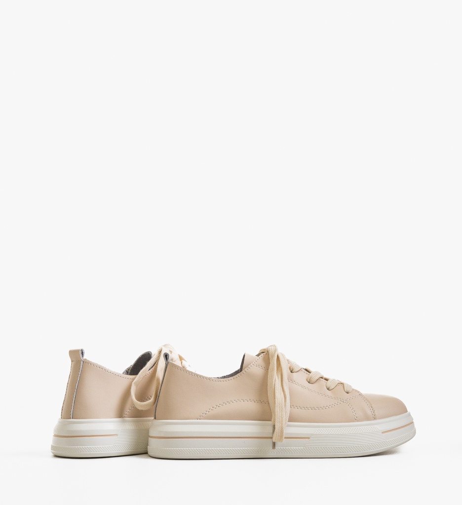 Sneakers Dama Kleo Bej - Confort și Stil Urban - imagine 3