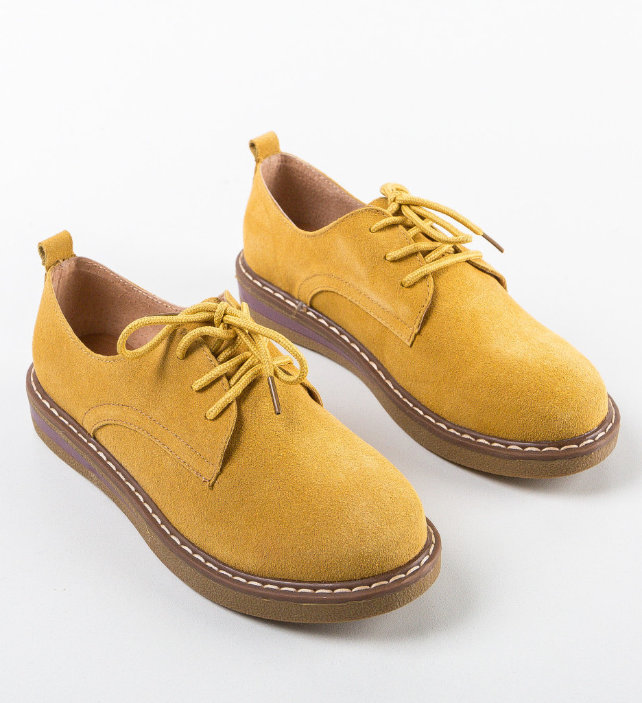 Pantofi Casual Galbeni - Confort și Stil - imagine 6