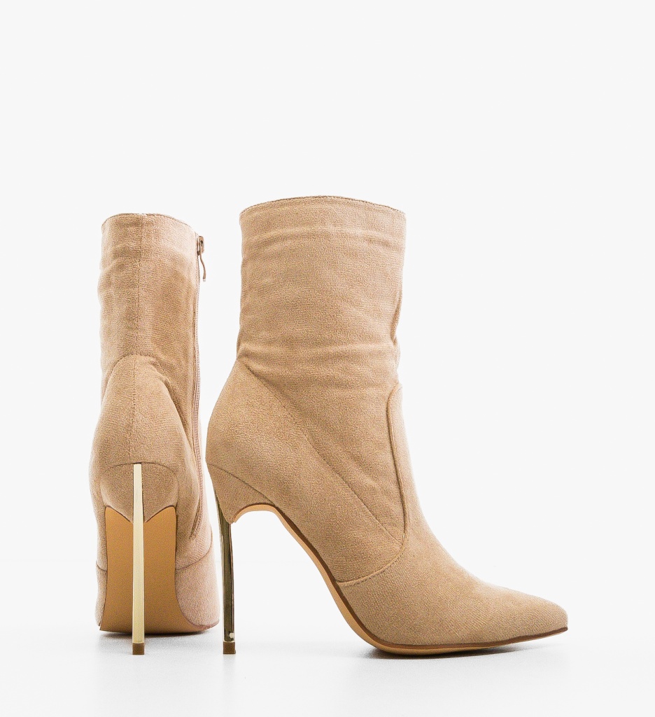 Botine Dama Beinar Bej | Eleganță și Confort - imagine 4