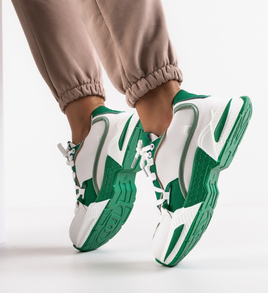 Sneakers Dama Verzi Samir - Confort și Stil Urban - imagine 3