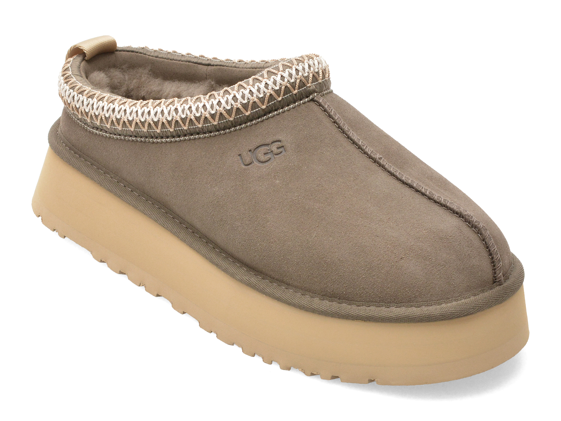 Papuci UGG TAZZ II Verde Piele Întoarsă
