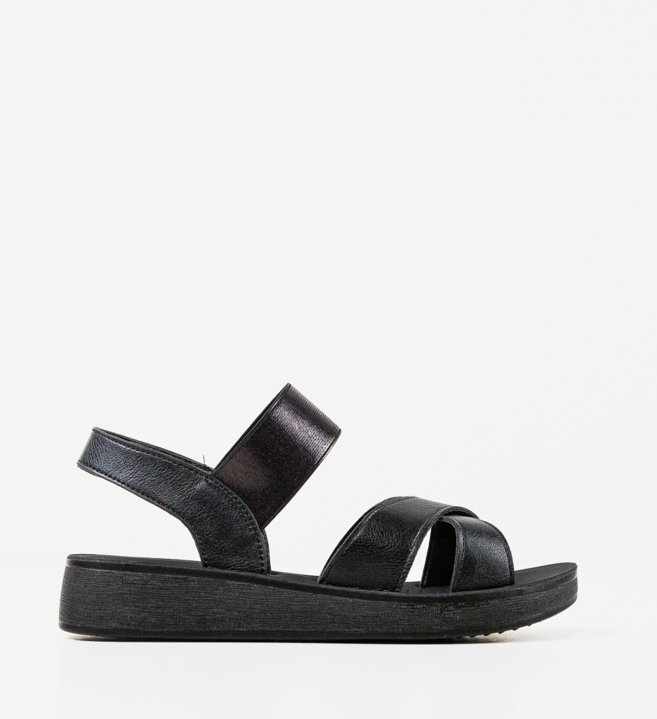 Sandale Dama Negre Brina - Confort Zilnic - imagine 5