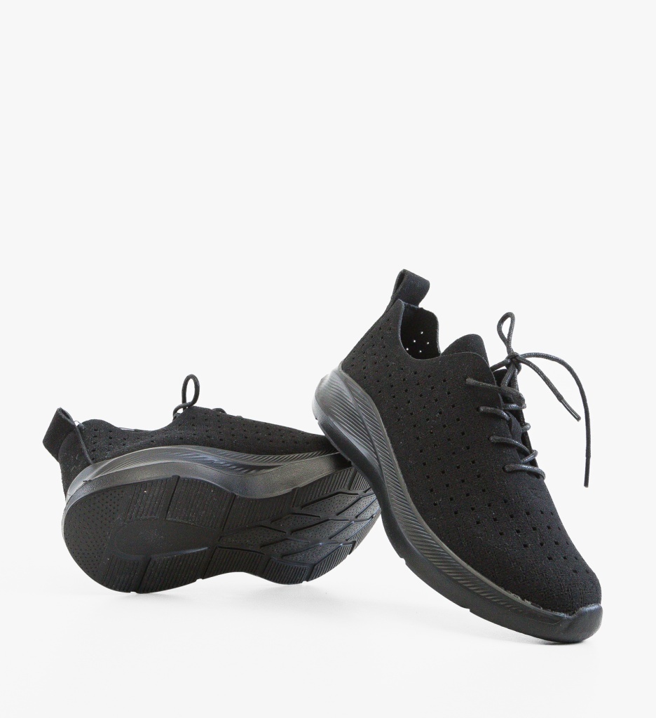 Sneakers Dama Lau Negre | Confort și Stil Sport - imagine 5