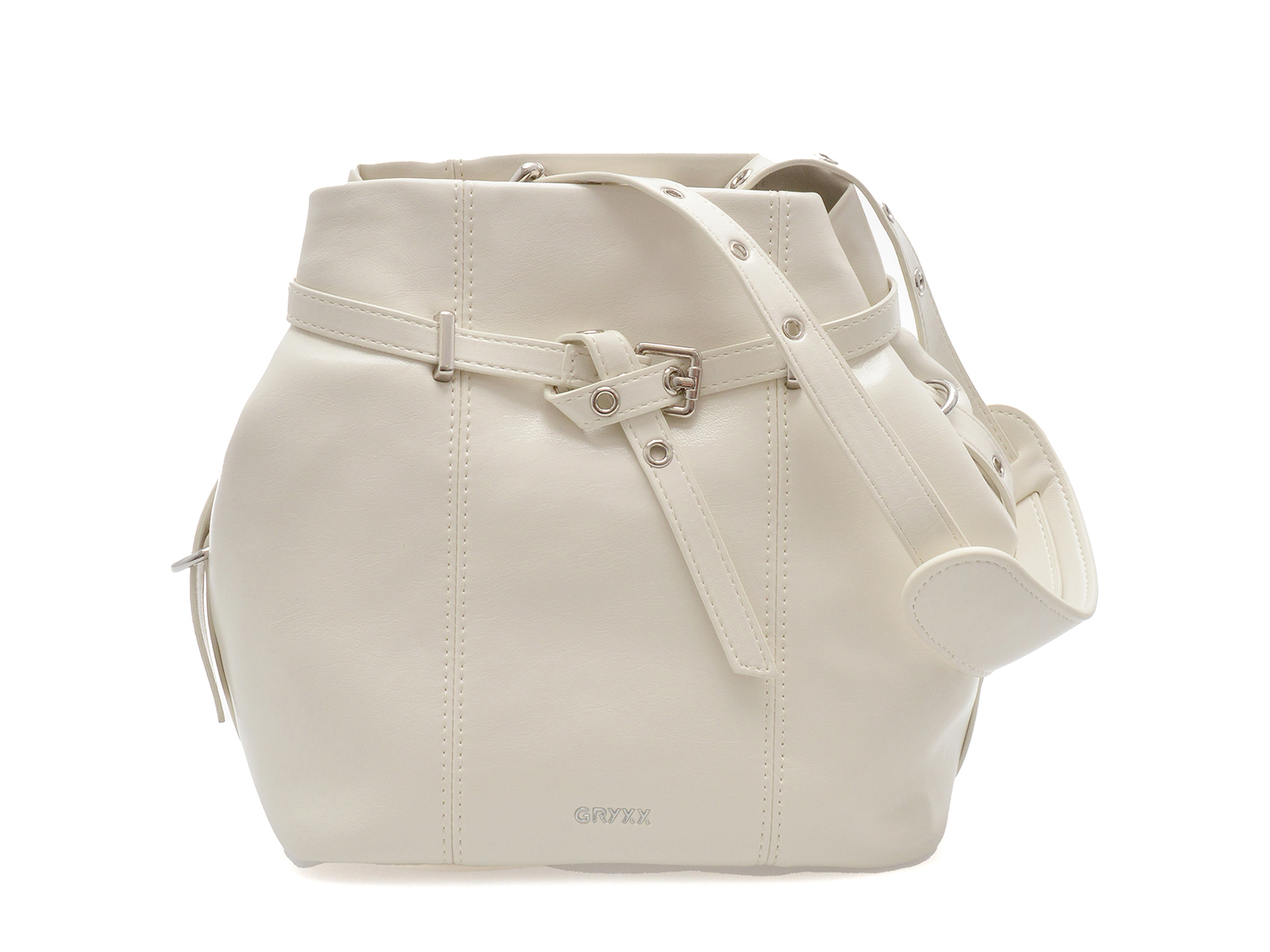 Geanta GRYXX Alba din Piele Ecologica - Stil Elegant