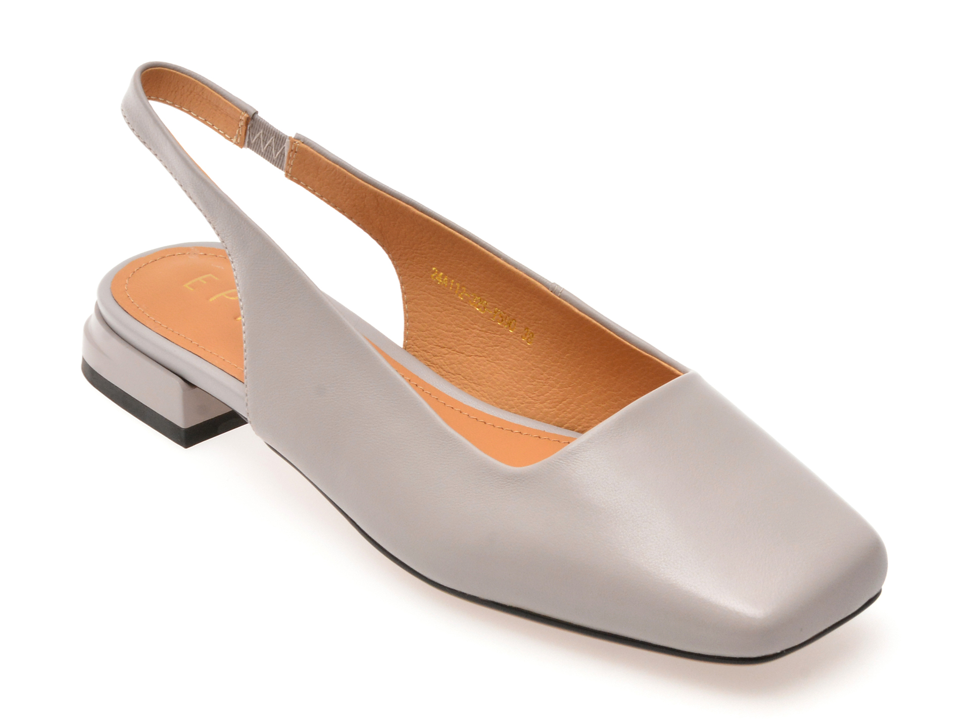 Pantofi Epica Gri Piele Naturală - Eleganță și Confort