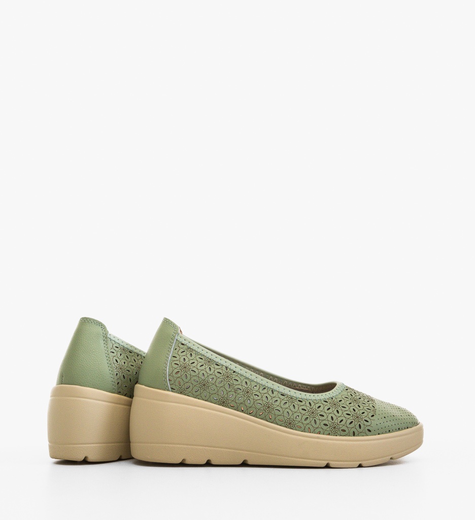 Platforme Dama Verzi Kamiz | Look Modern Casual - imagine 3