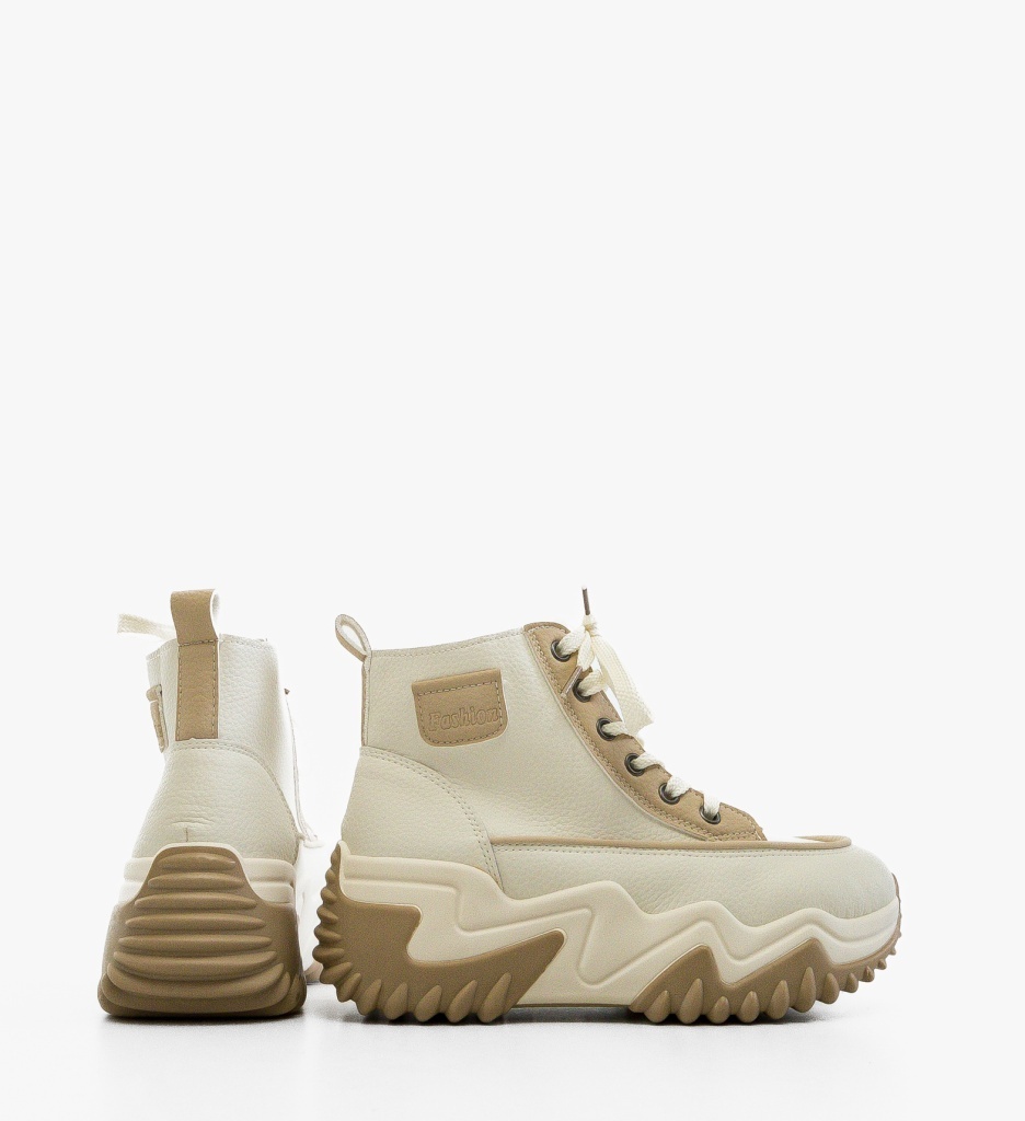 Sneakers Dama Vevery Khaki Confort Sport - imagine 4