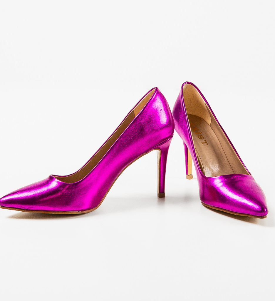 Pantofi cu Toc Weps Fuchsia | Look Elegant - imagine 6