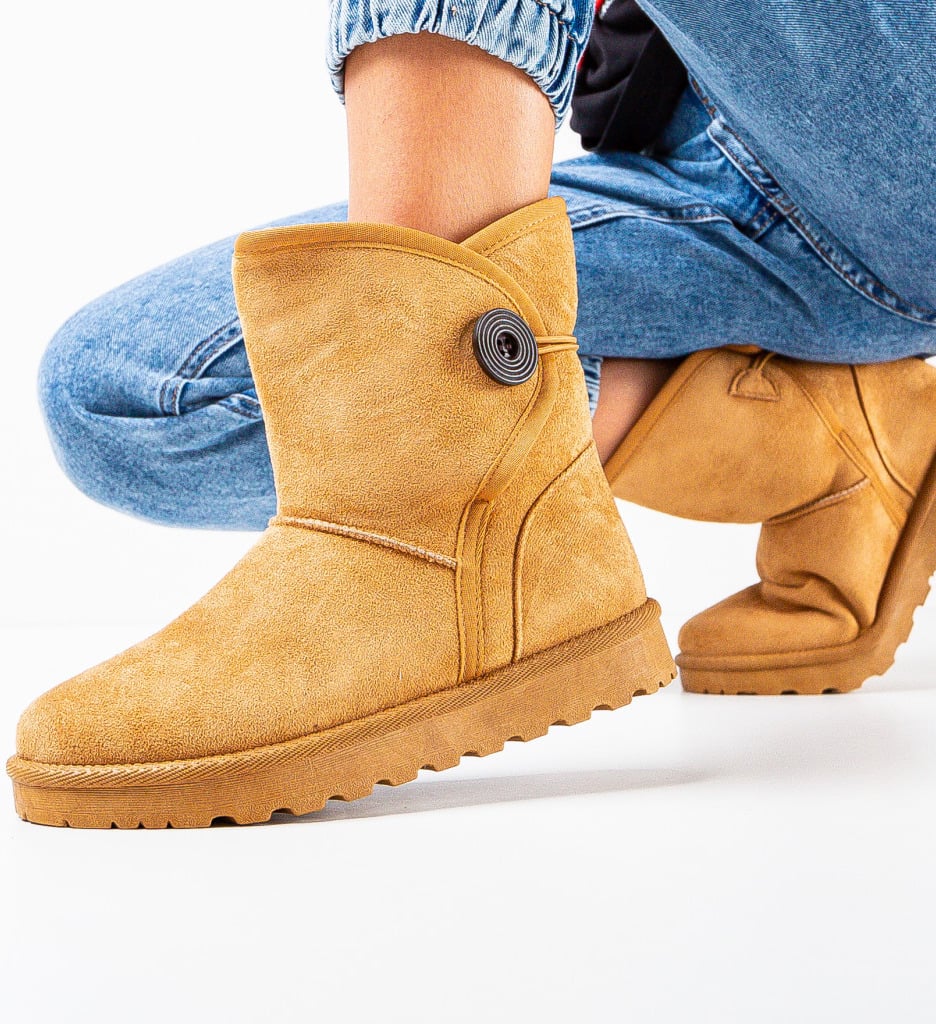 Cizme Dama Yubila Camel | Confort Termic