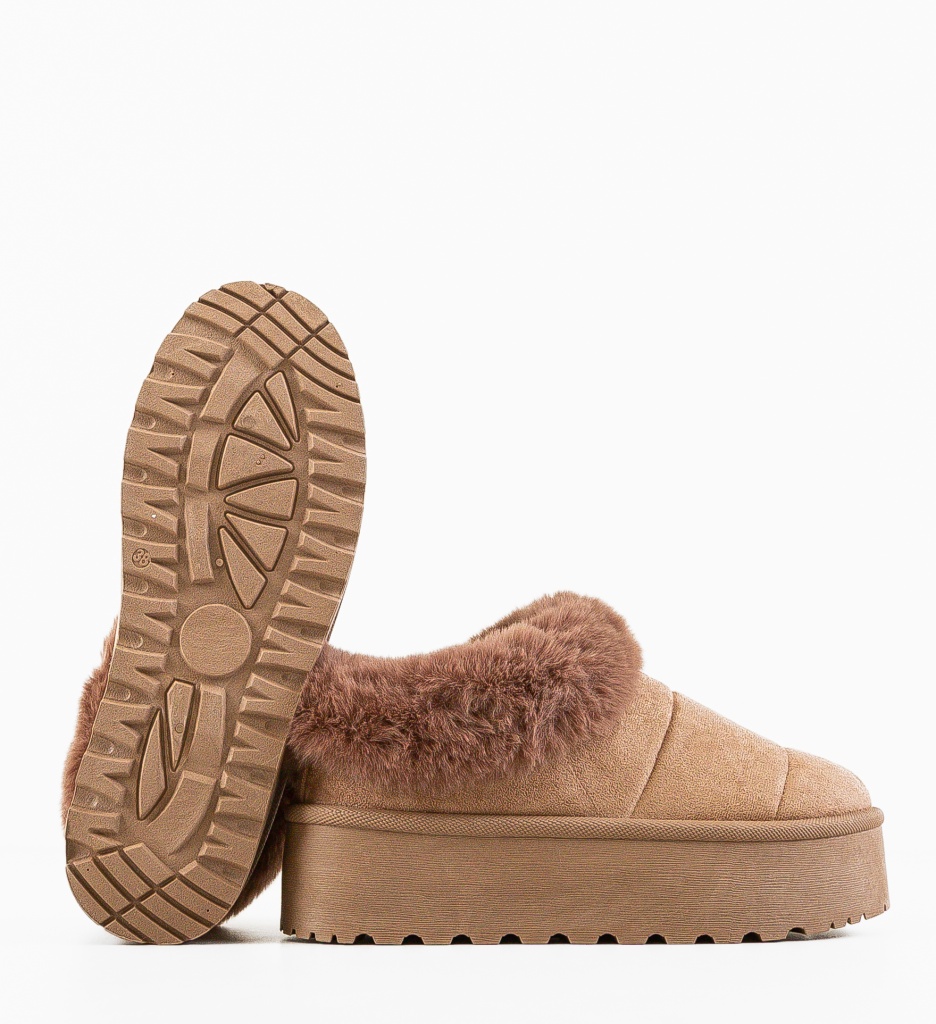 Papuci Ug Padma Khaki - Confort și Stil - imagine 5