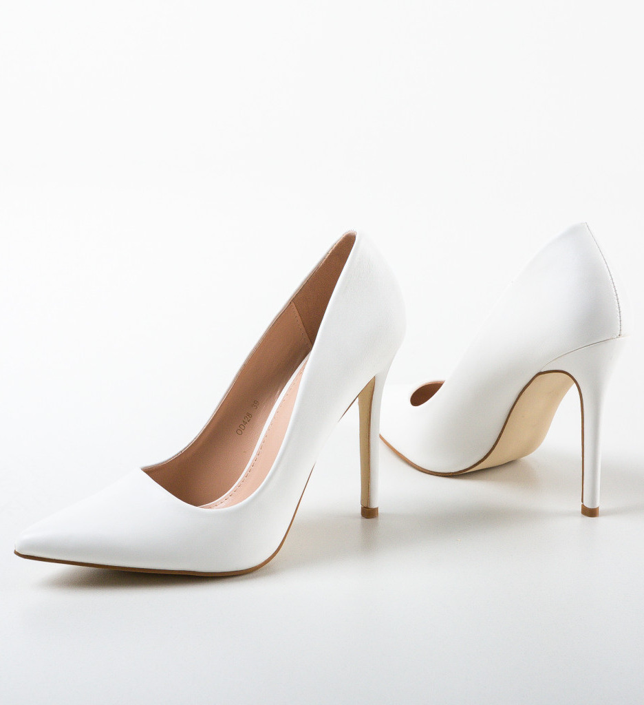 Pantofi Chance Albi | Eleganță și Stil - imagine 8