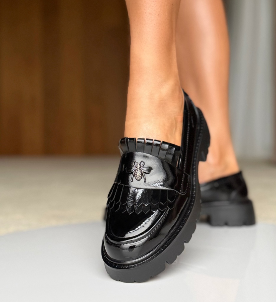 Pantofi Casual Trevy Negri – Confort și Stil