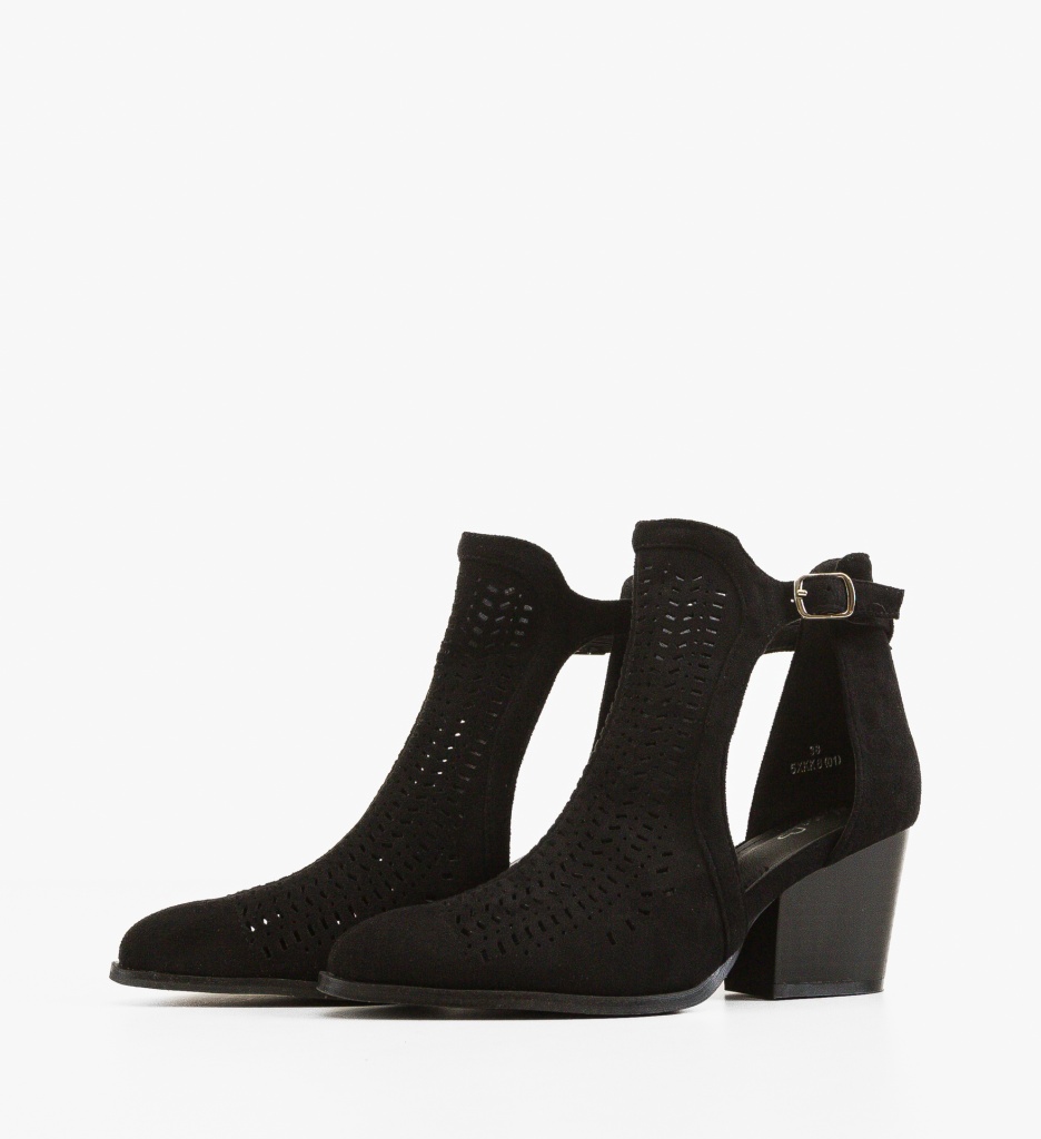Botine Dama Berny Negre - Stil Modern - imagine 3