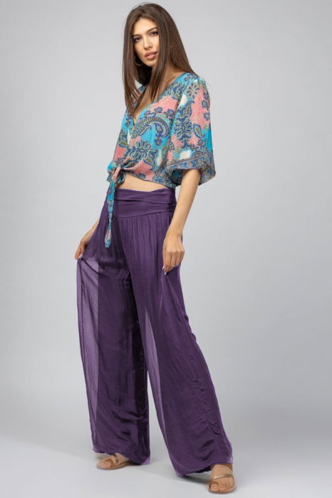Pantaloni Salvari Matase Shopika | Eleganta