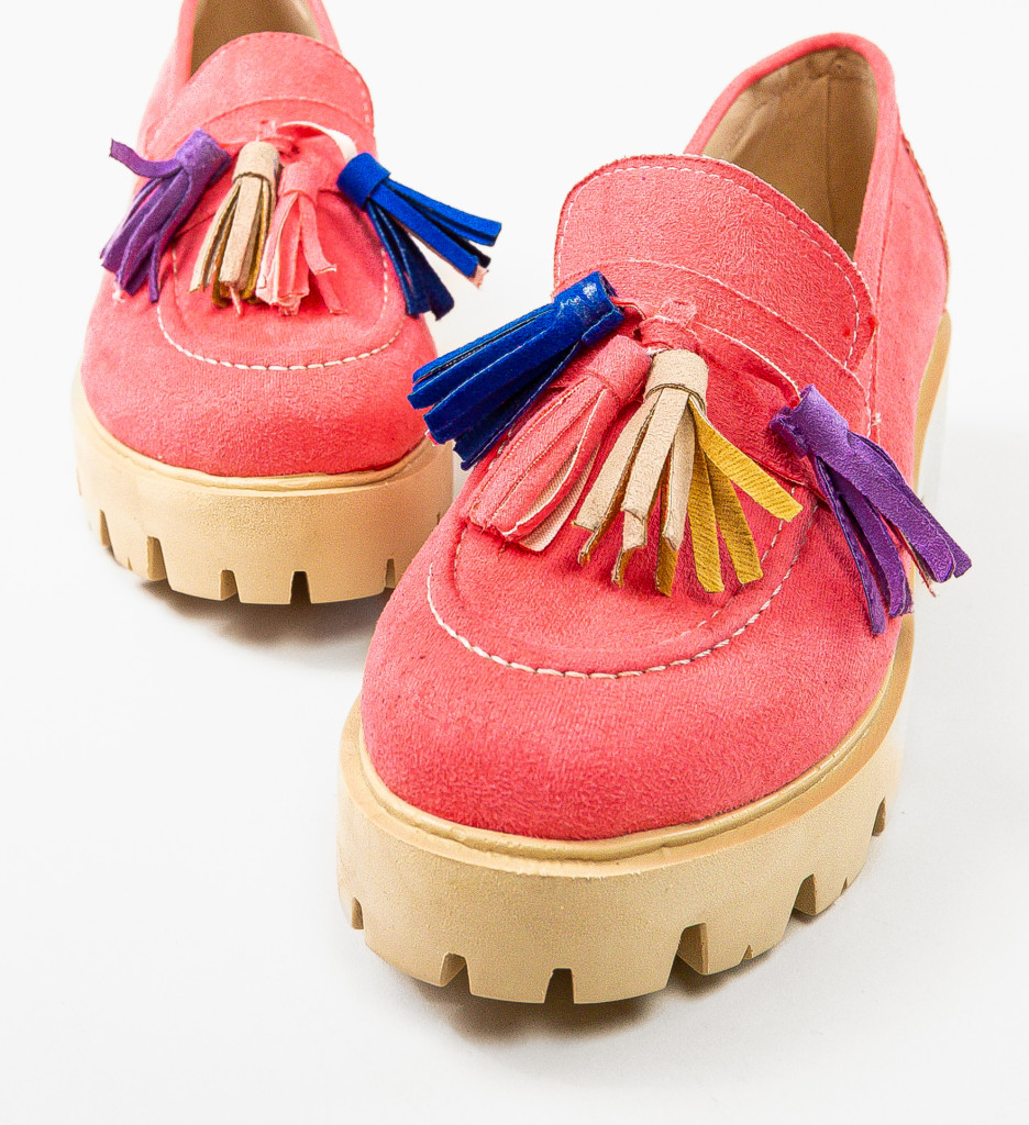 Pantofi Casual Dama Roz - Confort & Stil - imagine 7