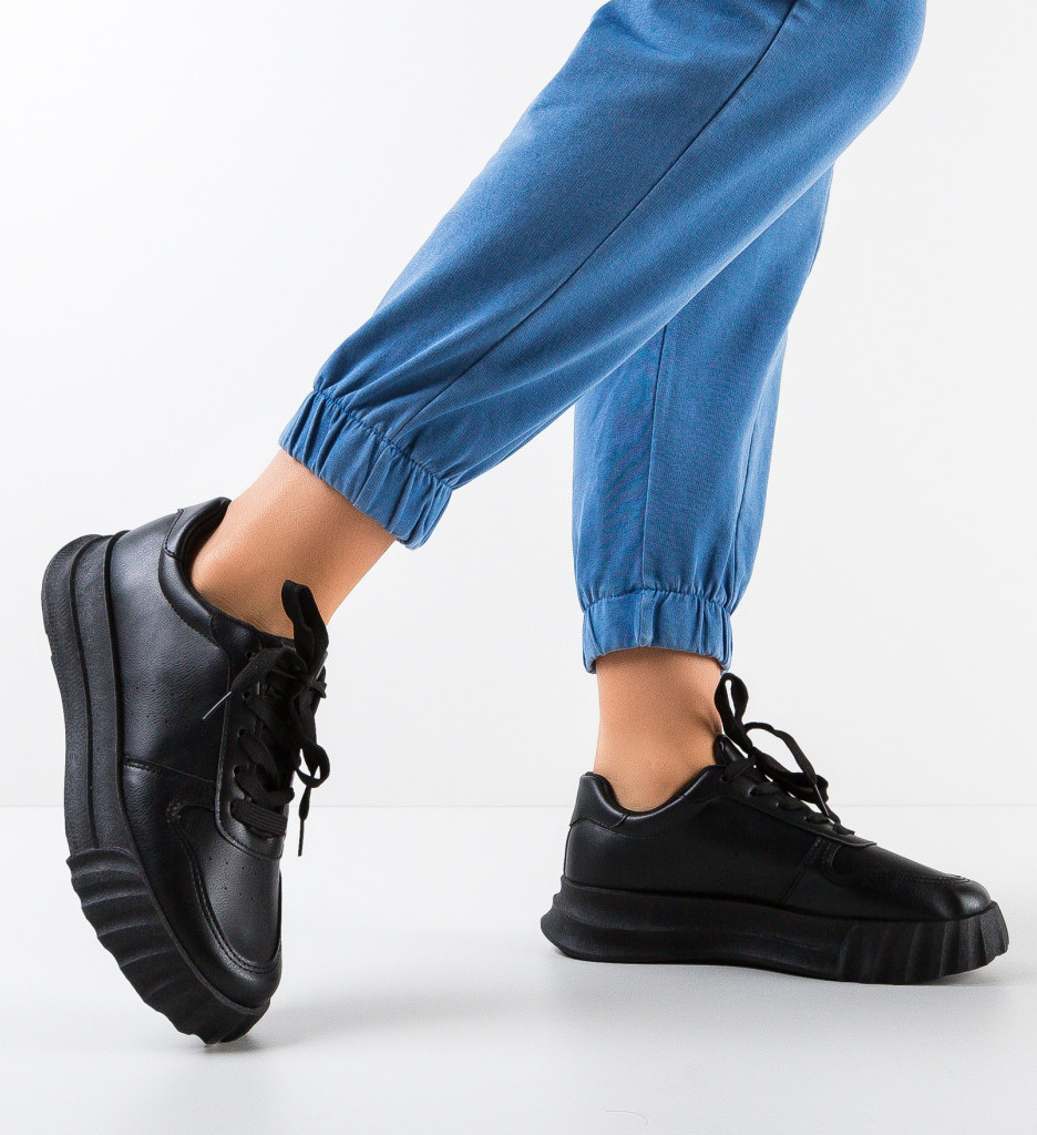 Sneakers Preston Negri | Stil și Confort Urban - imagine 4