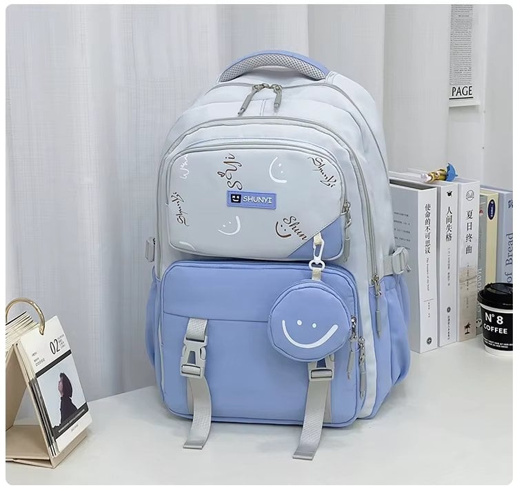 Rucsac Dama Picadili Sabira Albastru Impermeabil - imagine 3