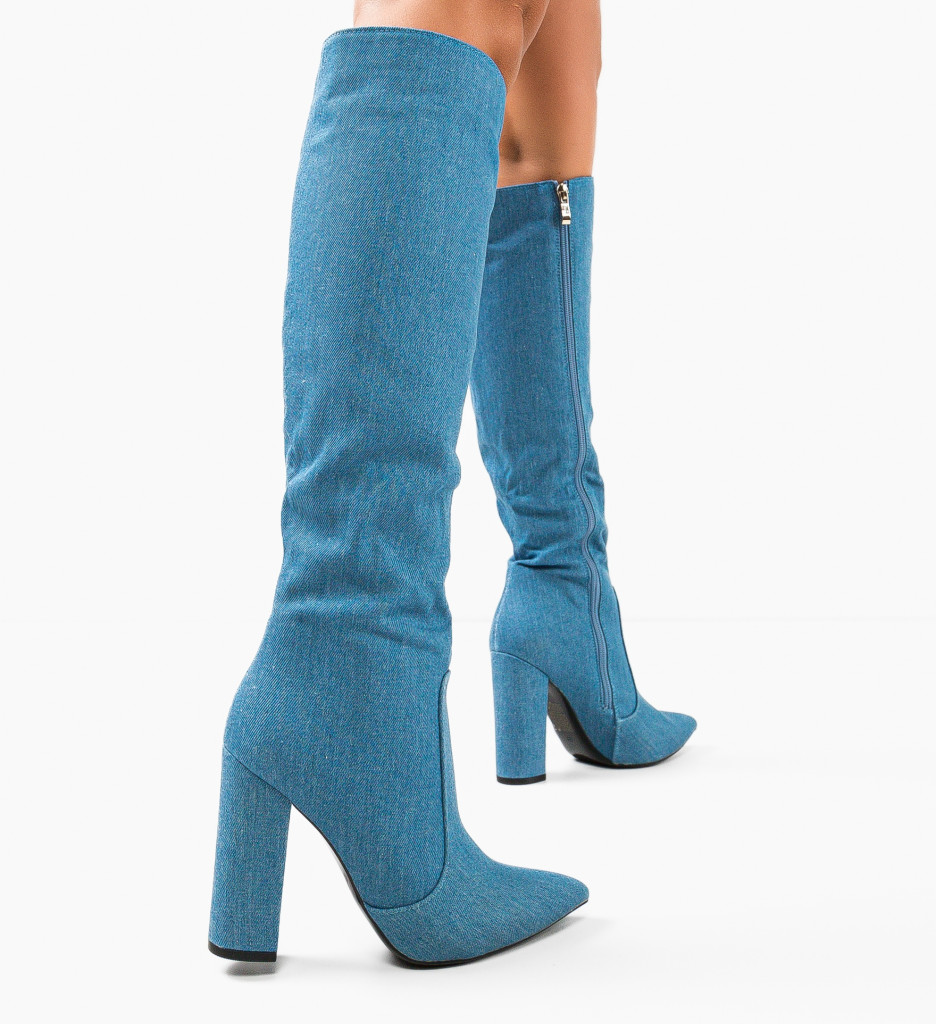 Cizme Dama Albastre Sian | Elegante și Comode - imagine 3