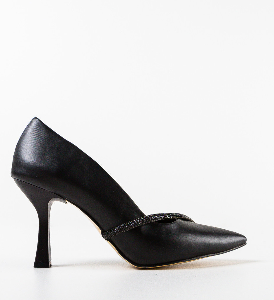 Pantofi Toc Kimol Negri | Stil și Eleganță - imagine 4