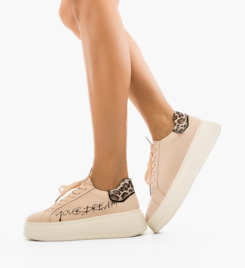 Sneakers Dream Roz - Confort și Stil Feminin - imagine 2