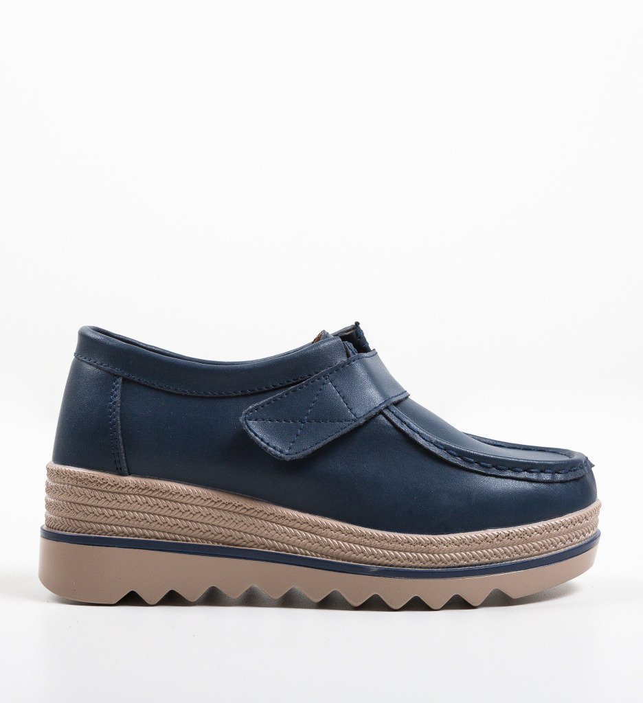 Pantofi Casual Straif Bleumarin - Confort și Stil - imagine 4