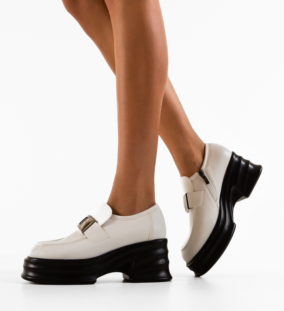 Pantofi Casual Natheo Albi - Confort și Stil - imagine 2