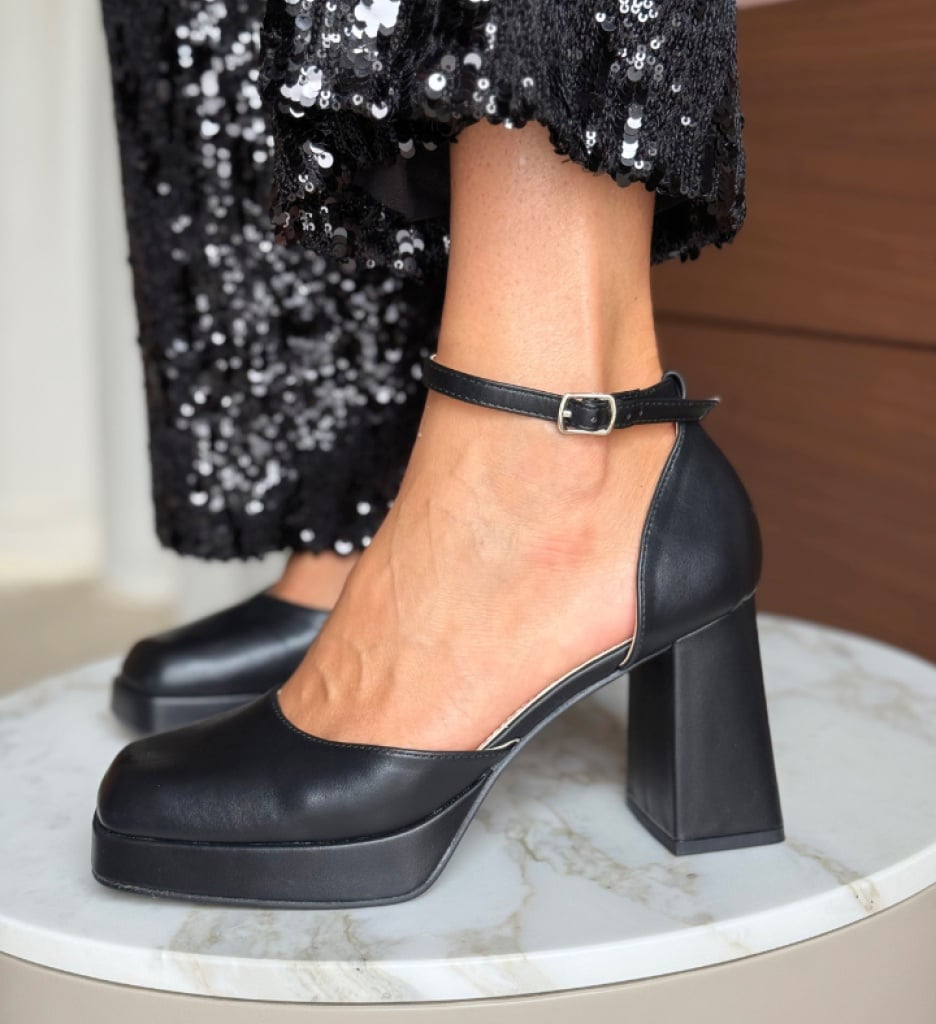 Pantofi Kausar Negri | Eleganță și Stil - imagine 2