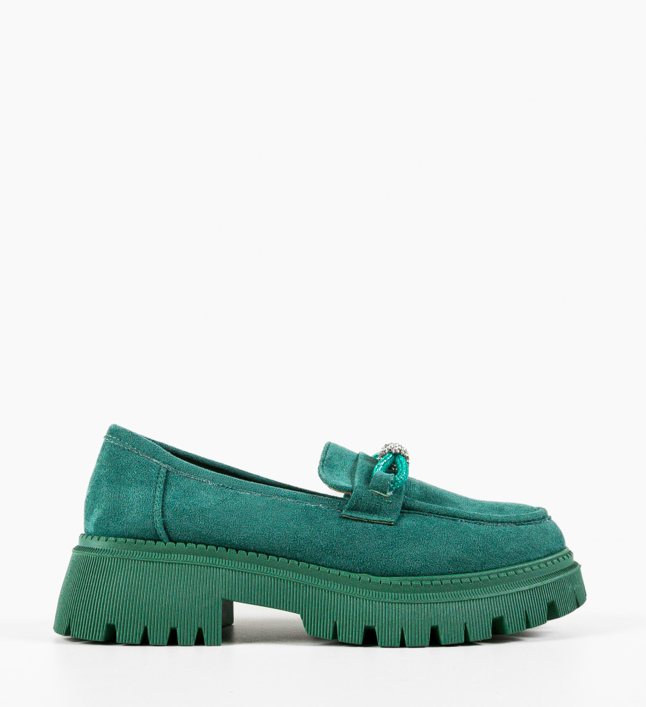 Pantofi Casual Dama Bovra Verzi - Confort și Stil - imagine 5