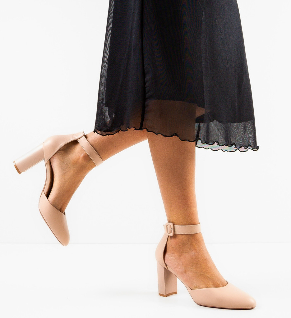 Pantofi Haloma Bej | Eleganță și Stil - imagine 2