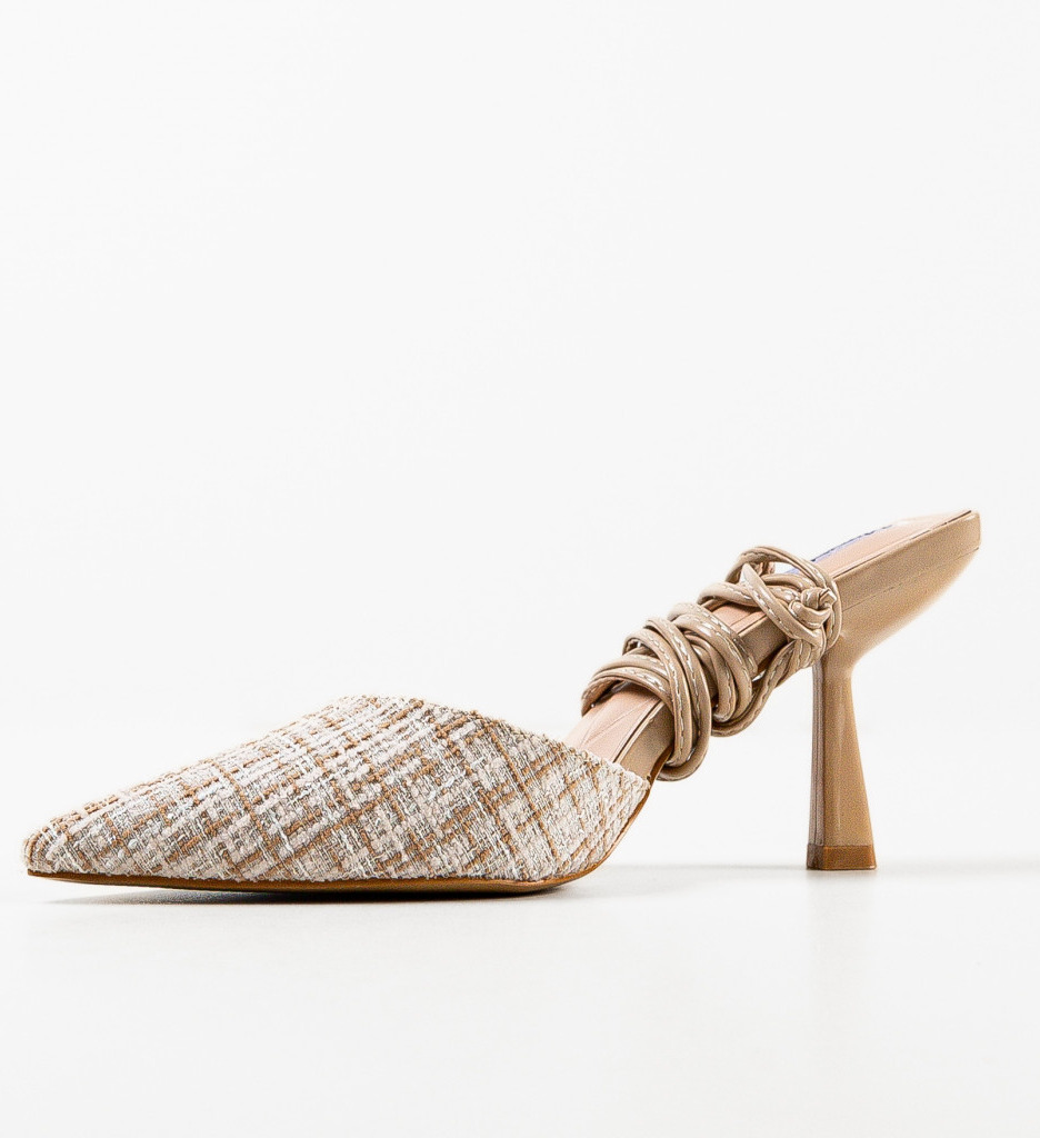 Pantofi cu Toc Steele Bej | Stil și Eleganță - imagine 5