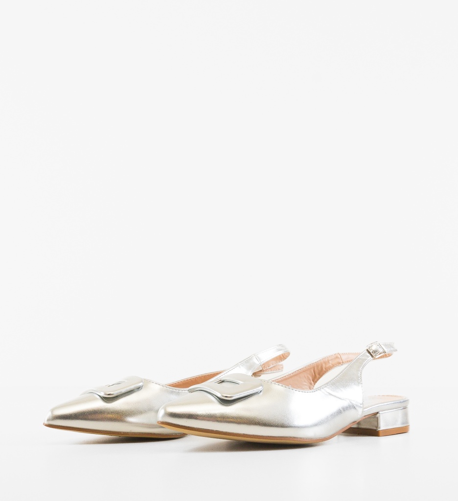 Balerini Kaimak Argintii - Confort și Eleganță Casual - imagine 4