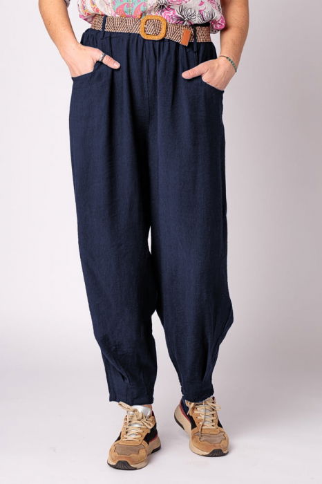 Pantaloni Bleumarin Rosa 99 Marimi Mari