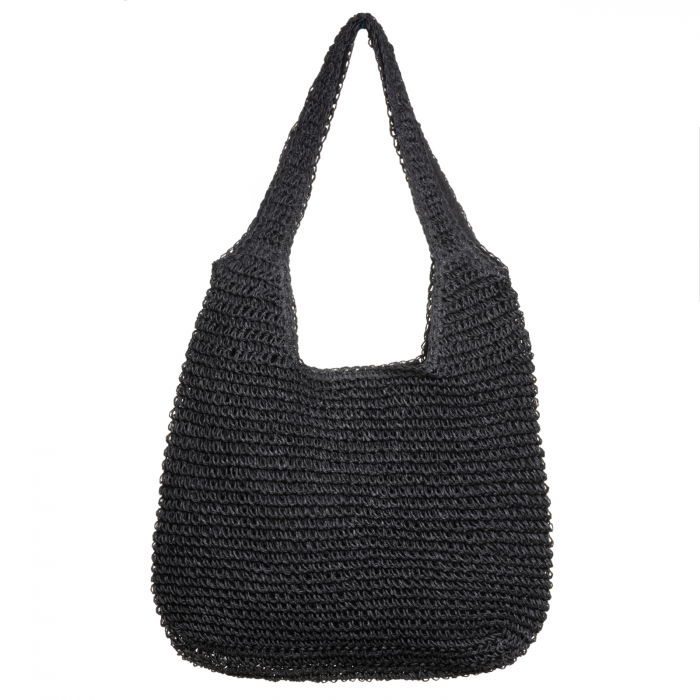 Geanta Shopika Impletita Neagra, Stil și Practic