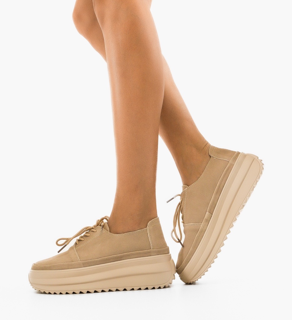 Pantofi Casual Reprale Bej - Confort și Stil