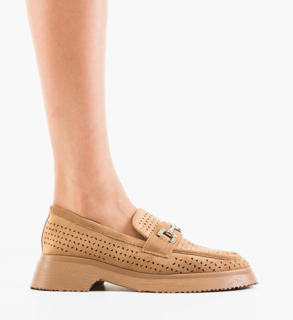 Pantofi Casual Irry Khaki | Confort și Stil - imagine 6