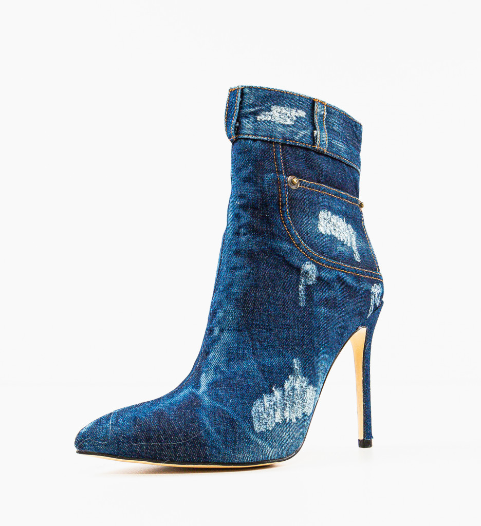 Botine Byron Albastre - Eleganță și Confort - imagine 8