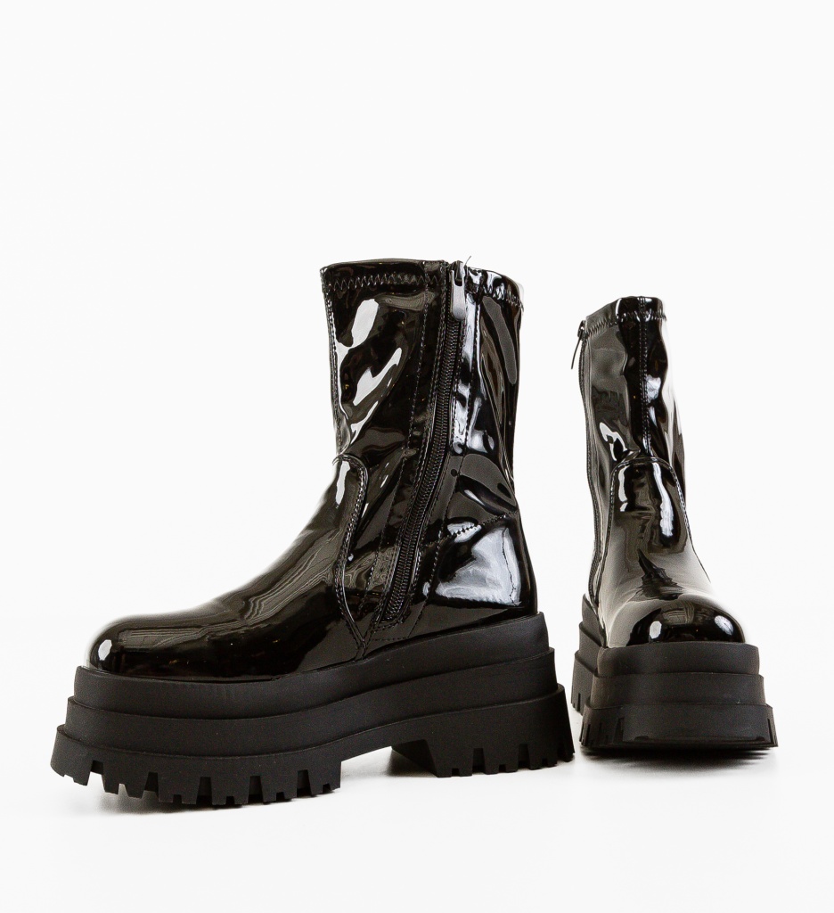 Ghete Dama Negre Elegante - Confort și Stil - imagine 6