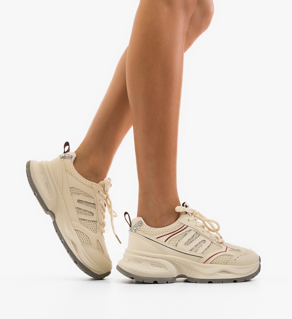 Sneakers Dama Maia Grena - Confort și Stil - imagine 2