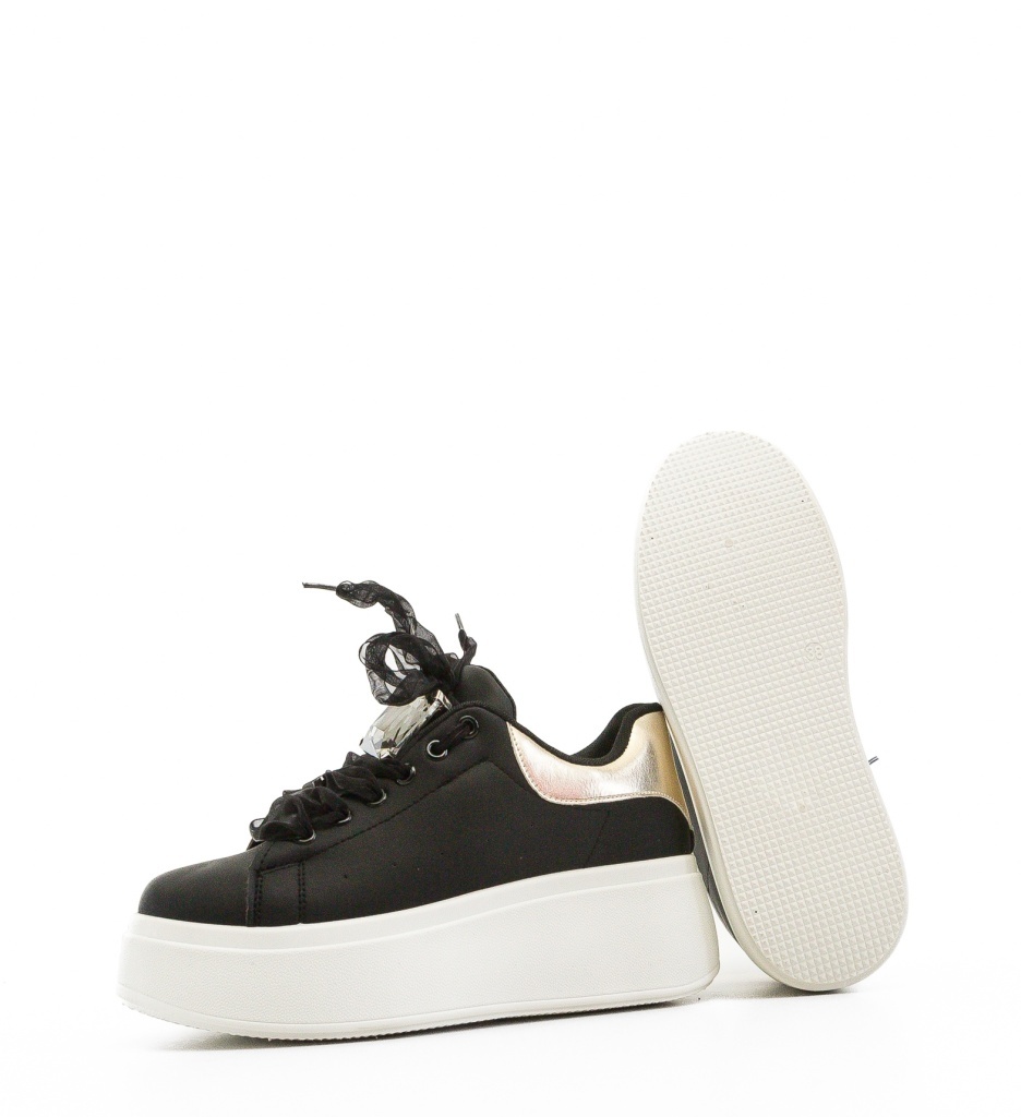 Sneakers Dama Rhiann Negri | Confort și Stil - imagine 3