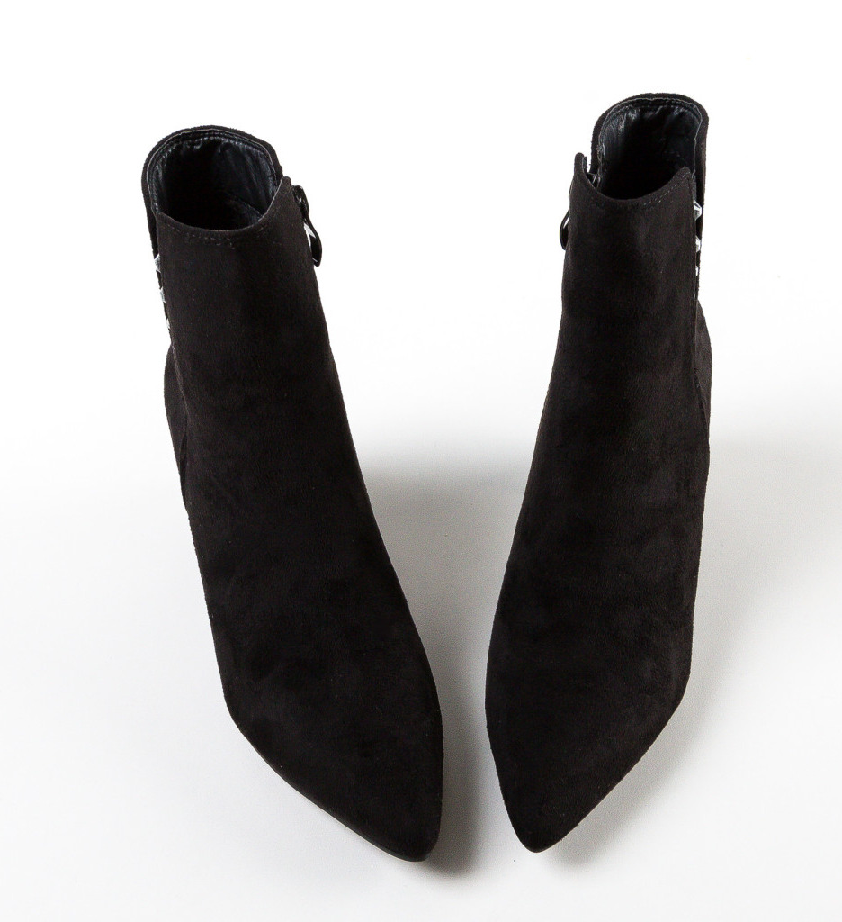 Botine Dama Rezaq Negre | Eleganță și Stil - imagine 13