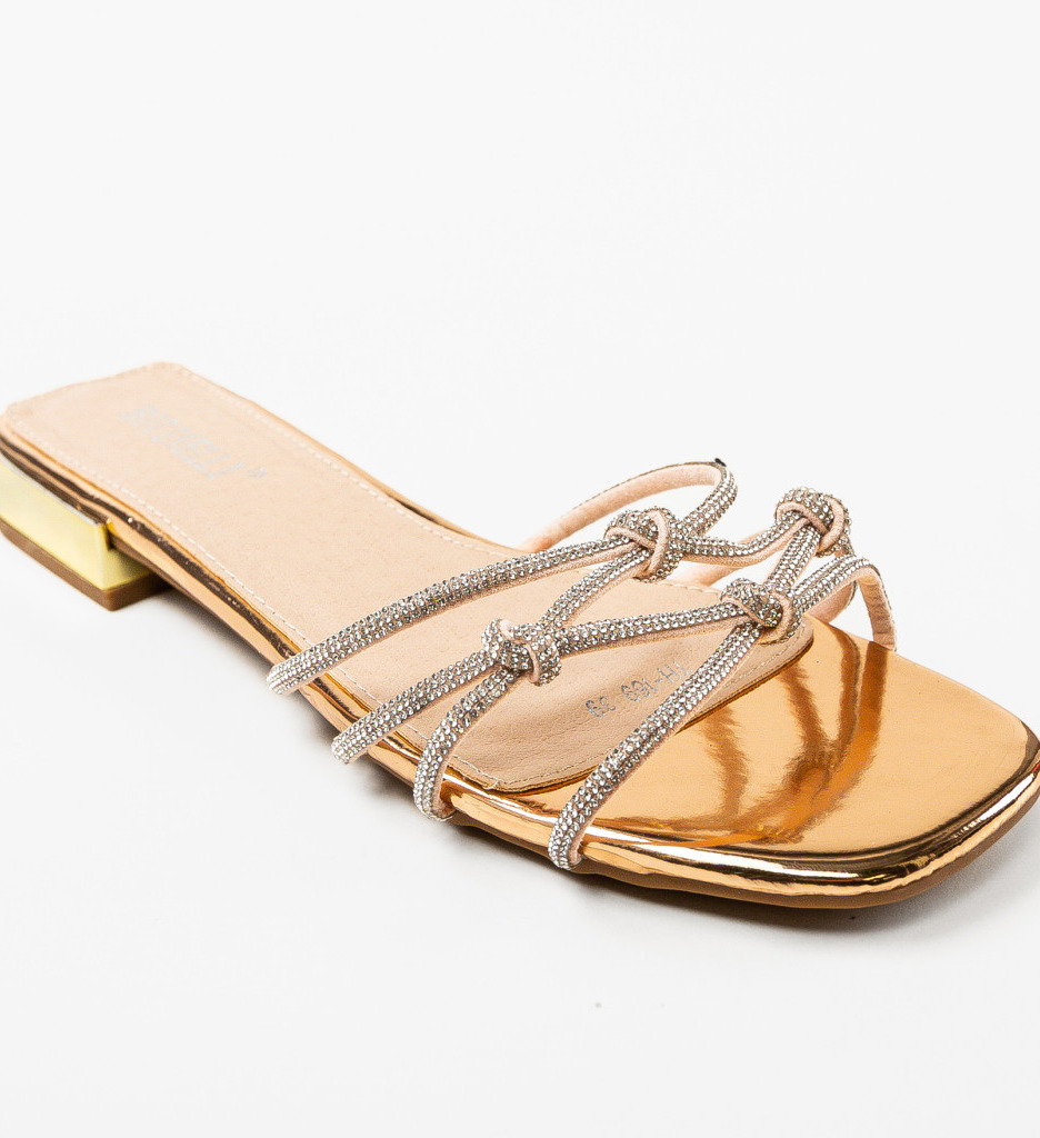 Papuci Dama Dia Aurii | Stil și Eleganță - imagine 8